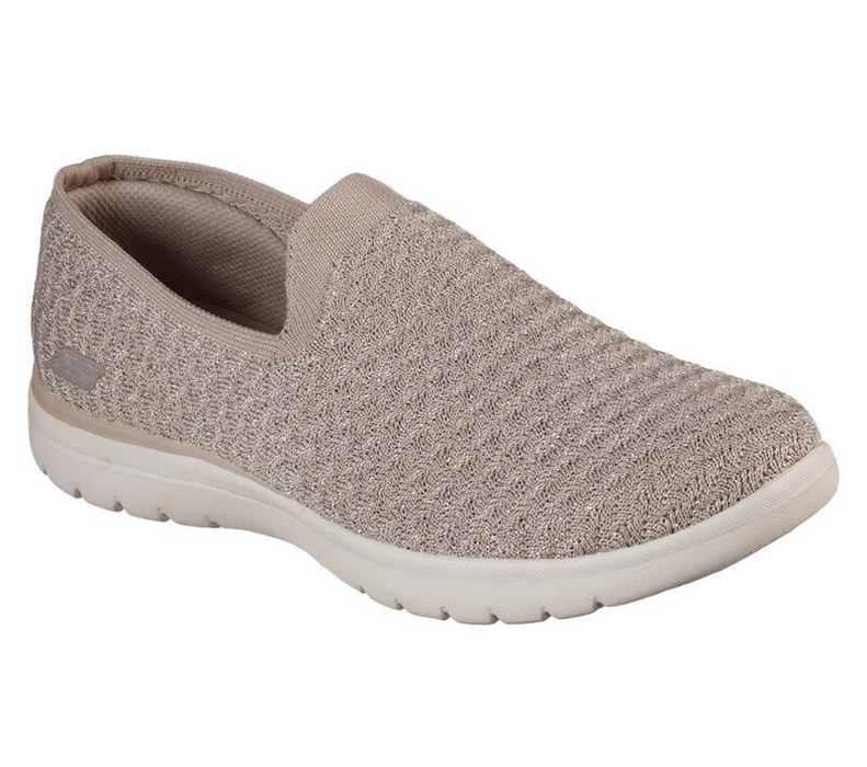 Skechers Dam Khaki Fritidsskor - On The Go Flex - Gleam - Sverige (NGAPO-9462)